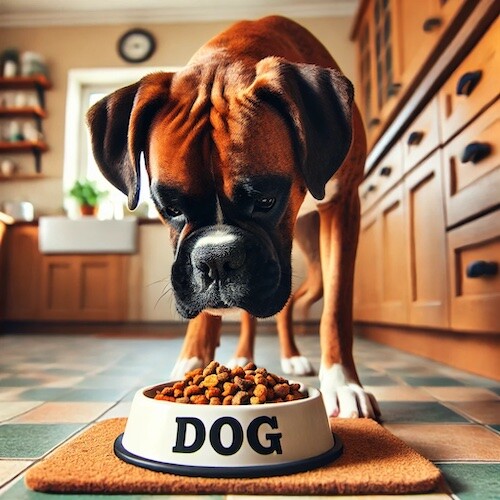 Boxer dog training